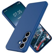 Taneny 삼성 갤럭시 S25 FE용 실리콘 케이스 내구성이 뛰어나고 세련된 낙하 테스트를 거친 부드러운 젤 고무 슬림 핏 충격 방지 보호 폰 커버 FE 5G용 (블루) 1, 블루