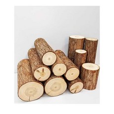 회양목 나무 목재 소품 공예용 장작 재료 조각 높이 인테리어, 직경 4-5높이 10cm