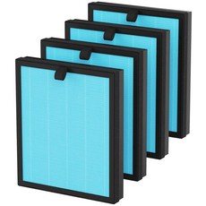 CFKREYA AROEVE MK07 공기 청정기와 호환되는 에어 필터 교체품 4-in-1 교체 필터 표준 버전 블루, CFKREYA AROEVE MK07 공기 청정기와 호환