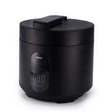 도노 미니 전기 압력 밥솥 3L DN-033, 블랙