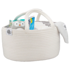 파커베이비 기저귀 정리 바구니 오거나이저, 화이트