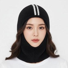 아디다스 인조 퍼 바라클라바 - 블랙 JW7993, OSFM