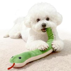 견행묘행 강아지 고양이 바스락 뱀 인형 사냥놀이, 1개, 그린 1개, 그린