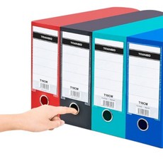 PP 문서 보관 상자 서류 파일 박스 정리함 화일박스 문서보 관상자 서류 존상자 파일 꽂이 관함 정리함 lam+49824cS, 레드