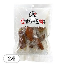 [인생건어물] 군고구마 쫀드기 500g 2봉 건어물 대용량 업소용, 2개