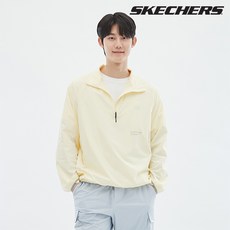 [스케쳐스] 남성 우븐 하프 집업 티셔츠 SP3MTCFS011