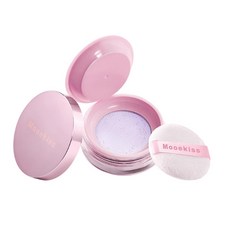 Mooekiss 柔焦定妝散粉 控油防水防汗保濕蜜粉, 03星沙紫 10g, 1個