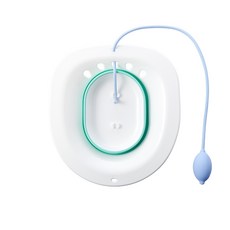 픽랩마켓 진공좌욕기 가정용치질좌욕기 가정용좌욕기, 1개, 접이식 그린화이트 + 분무기