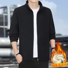 【M-9XL】大尺碼抓絨衣 男生夾克外套 秋冬立領保暖外套 羊羔絨禦寒外套男 休閒外套 防風外套 抓絨加厚外套 搖粒絨男