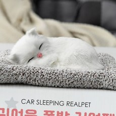 차량용 인형 강아지 고양이 리얼펫 제습 탈취 장식 소품 귀여운 악세사리 KC인증, CAT05, 1개