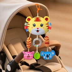 卡通跳跳球 音樂跳跳球 哄娃神器 動動球 會說話跳動 哄娃學說話玩具 寶寶USB充電玩具 音樂蹦蹦球 麵包超人益智跳跳球, 升級款有趣（小虎風鈴）, 1個