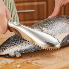키친위드 생선 비늘제거기 물고기손질 낚시 비늘칼, 1개
