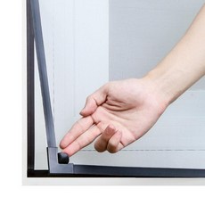 자석 스티커 자기 고무자석 비즈니스용 표지판 디스플레이, 그레이 프레임+화이트 메시