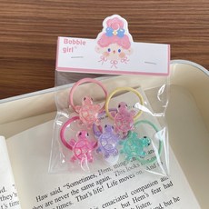 Bobbie girl 兒童彩色小烏龜髮圈