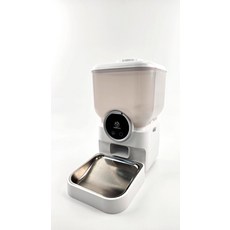 寵物智能用品定時喂貓器貓咪遠程智能投食機貓糧狗糧自動餵食器, 1個, 智能款投喂器:白色, 1L