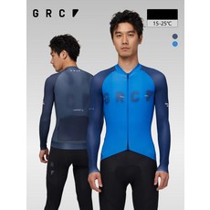 자전거옷 GRC 남성용 긴팔져지 봄 가을 간절기 라이딩 자전거의류