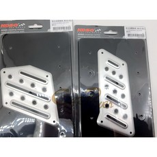 KOSO 適用 YAMAHA BWS 鋁合金踏板 腳踏板飾片 止滑踏板 銀色, 後踏板,霧黑