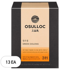 오설록 청우롱 피라미드 티백 우롱차, 2g, 10개입, 13개