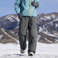 男士冬季保暖大尺碼運動長褲 防風防水滑雪褲 加厚保暖登山褲