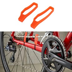 自行車護鏈套山地車公路車鏈條保護套防刮花防磕碰 配件, 1個, 橙色:一個