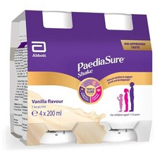 Abbott 애보트 페디아슈어 키즈 영양 쉐이크 바닐라 220ml x 4팩 페디어슈어 Vanilla, 4개