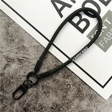 랍스터 걸쇠 손목 스트랩 끈 휴대폰 거치대 랜야드 팔찌 전화 체인, 05 Black