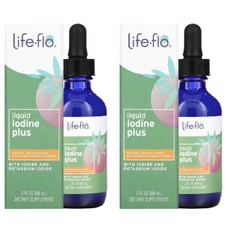 라이프플로 요오드 요오드화칼륨 플러스 액상 59ml 2병 오렌지맛 Iodine
