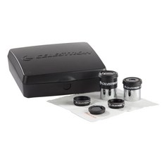 아마존평점4.5+ 미국출고 160898 Celestron 파워시커 망원경 액세서리 키트 두 개의 3.18cm 켈너 아이피스 & 세 컬러 필터 세척용 천 포함 (입문자용 키트), 아마존평점4.5+ 미국출고 160898 Celestro