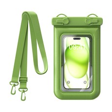 NBZH 新品手機防水袋可觸屏海綿漂浮戶外潛水大容量ipx8手機防水套, 1個, 綠色:99%機型適用