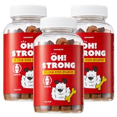 [180g/동물병원 입점] 몽셰펫 강아지 관절 슬개골 트릿 영양제, 3개, 뼈/관절강화, 120정
