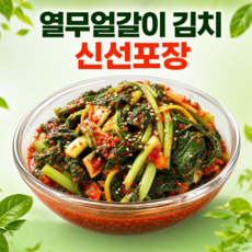 [남도의맛] 엄마정성 감칠맛 전라도 열무얼갈이김치, 1세트, 1kg