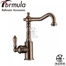 ｢謙益｣Formula 古典廚房龍頭/面盆龍頭(古銅) CYA-713BR A-714BR, 1個, 廚房龍頭 20*26高