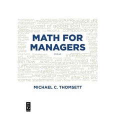 Math for Managers Paperback, de Gruyter, English, 9781547416707