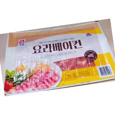 사조오양 요리 베이컨 1kg 햄 아침식사, 1개