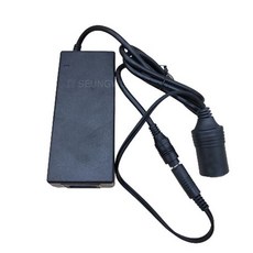 12V8.33A 시거잭 아답터 차량기기를 가정용으로 변환sj985451 fre*2292Pl, 12V8.33A+시거잭+코드, 1개