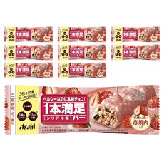 Asahi 朝日 巧克力穀物能量棒 草莓風味, 37g, 9條