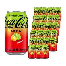 코카콜라 제로 레몬라임, 24개, 350ml