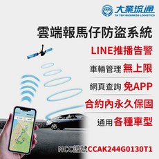 大業通 雲端報馬仔防盜管理系統, 1個