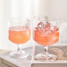 Louie & Topfel 字母玻璃杯 粉紅色 300ml, 1個