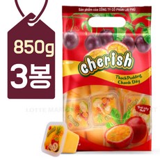 체리쉬 패션후르츠 푸딩 젤리 850.5g x3 베트남 롯데마트 패션푸르트 패션푸르츠