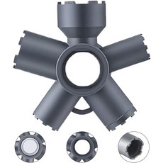 10-in-1 수도꼭지 에어레이터 제거 도구 숨겨진 나사산 및 하우징 에어레이터용 범용 키 - M16.5 M18.5 M21.5 M22 M24 M28 TT TF STD TJ 크기에