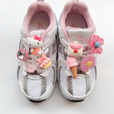 슈즈용 핑크고양이 신발 장식 파츠 꾸미기 8pcs 호환 세트