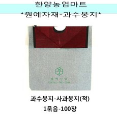 원예조경자재-사과봉지 1묶음 100장 과수봉지 과일봉지 씌우기, 1세트