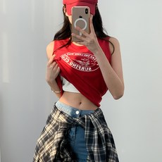 댄마샵 서핑클럽 스판 나시 방송댄스복 줌바댄스복 에어로빅복