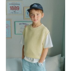 LEE KIDS 스카시 니트 베스트 베이지 LK2502VT40BE 431477