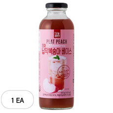 다농원 진짜 납작복숭아 베이스, 600g, 1개