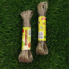 1+1 더블슬릿 와이어 코팅 빨래줄 (2개입) 옥상 캠핑 건조대끈, 20M