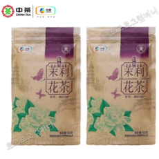 중차 자스민차 신차 호접패 농향형 특급 꽃차 지퍼백포장 1+1 총200g, 2개, 1개입, 100g