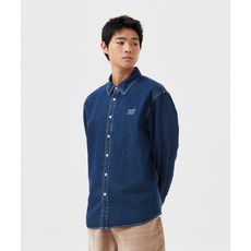 브랜드정품 와키윌리 WACKY WILLY 데님 긴팔셔츠 인디고 344364