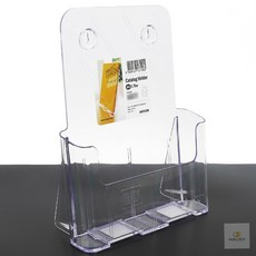 두루픽 A4 카탈로그 꽂이 전단지 잡지 리플렛 거치대 꽂이 1단 스탠드꽂이